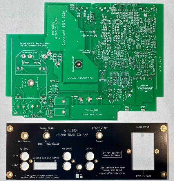 X-Altra MC/MM Phono Preamp PCB Set