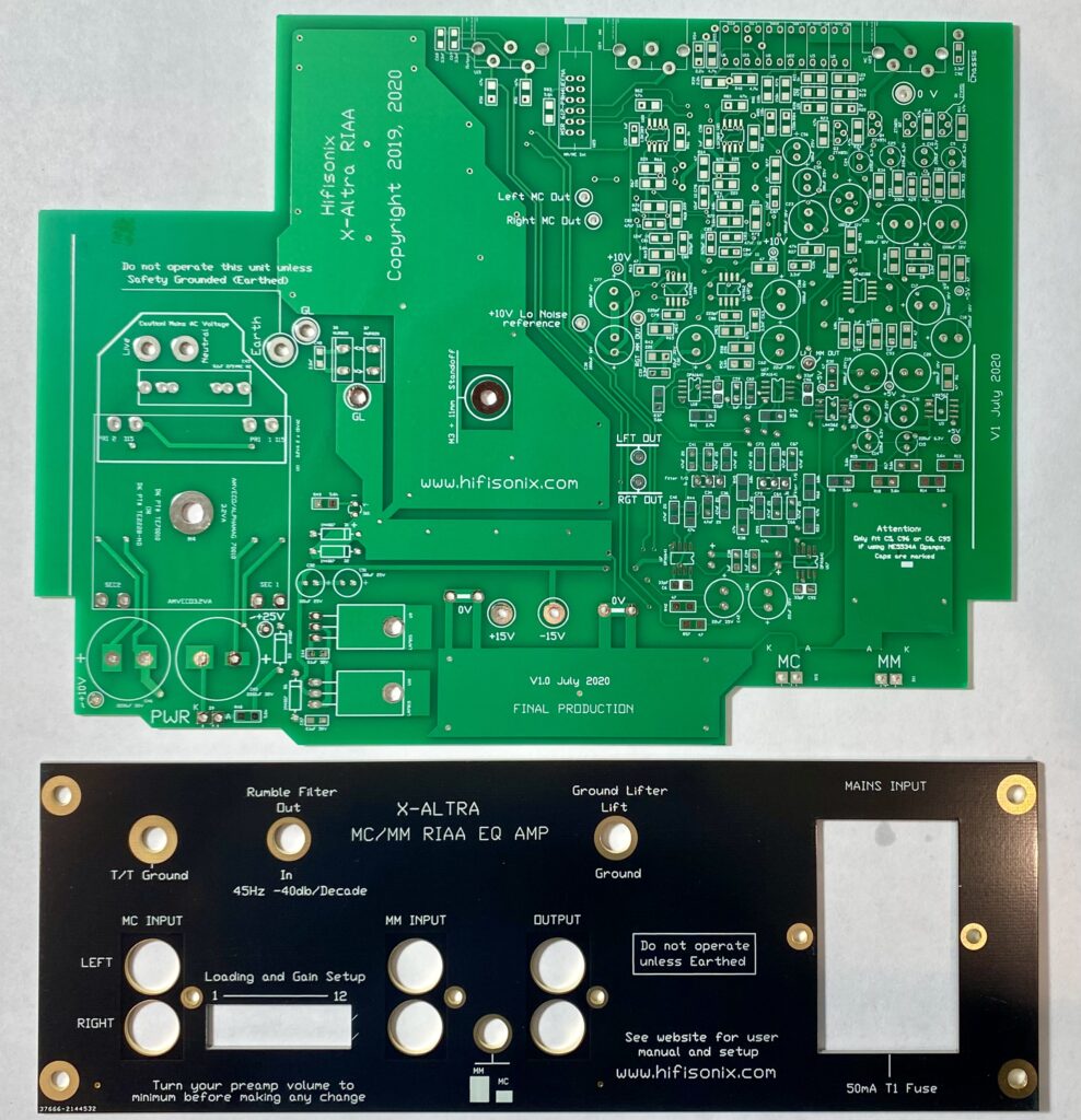 X-Altra MC/MM Phono Preamp PCB Set